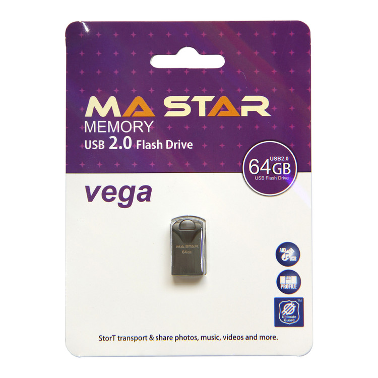 فلش مموری MA-STAR VEGA 8GB | حافظه کوچک، سبک و مقاوم برای ذخیره اطلاعات