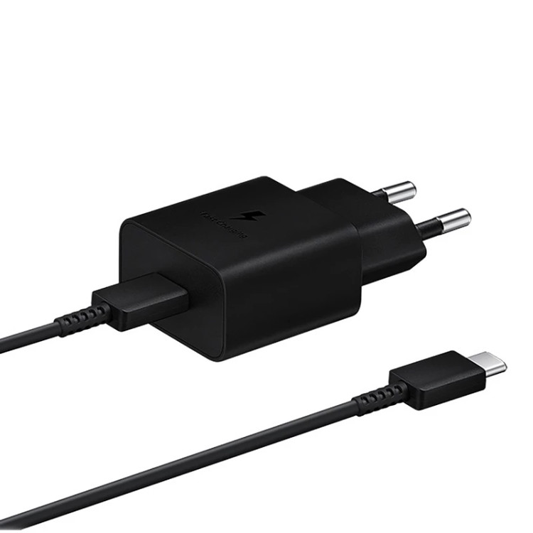 شارژر اورجینال فست 15 وات سامسونگ مدل EP-T1510nBEGEU، خروجی USB Type-C، امکان شارژ سریع موبایل و تبلت با شدت جریان 2.0 آمپر،15وات ساخت ویتنام