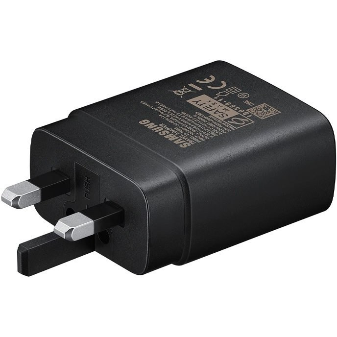 شارژر دیواری 45 وات سامسونگ مدل EP-TA845XBEGCN، آمپر خروجی 3A ، توان خروجی 45وات، ساخت ویتنام