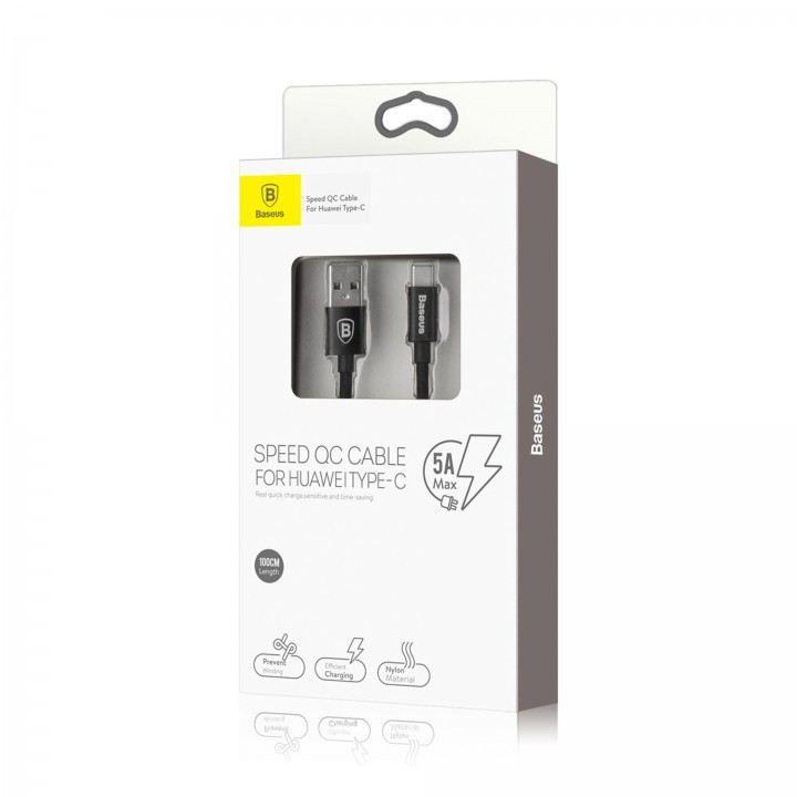 کابل USB به Type-C بیسئوس مدل CATKC-06 – پشتیبانی از QC