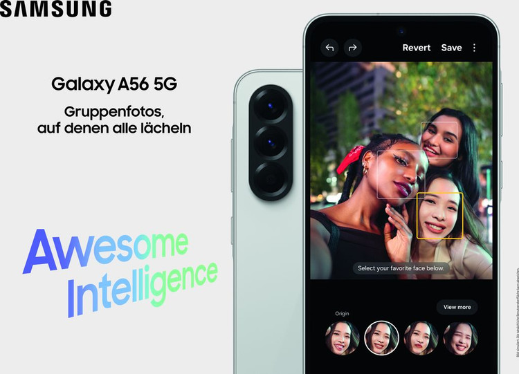 گوشی موبایل سامسونگ مدل Galaxy A56 با حافظه 128 گیگابایت و رم 8 گیگابایت دو سیم کارت