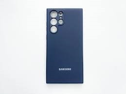 قاب سیلیکونی آبی تیره Samsung Galaxy S24 Ultra، نمای پشت محصول