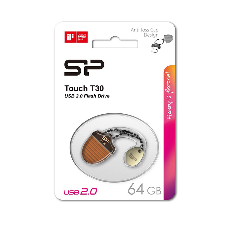 فلش مموری سیلیکون پاور Touch T30 64GB| مقاوم، سبک و کاربردی