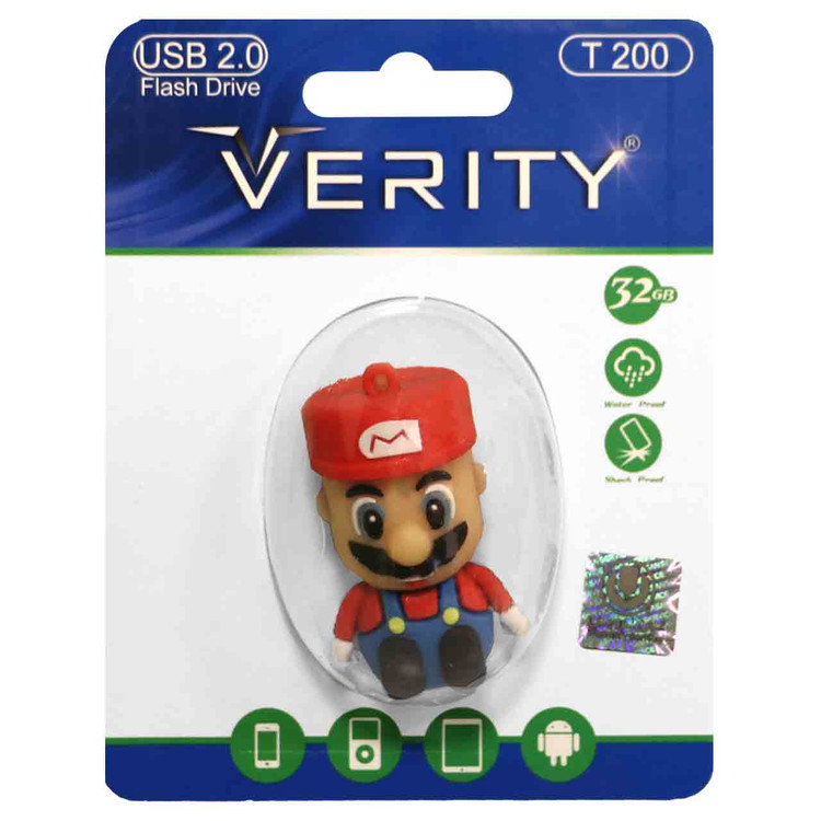 فلش مموری Verity T200 32GB |طرح قارچ خور، مقاوم و کارآمد