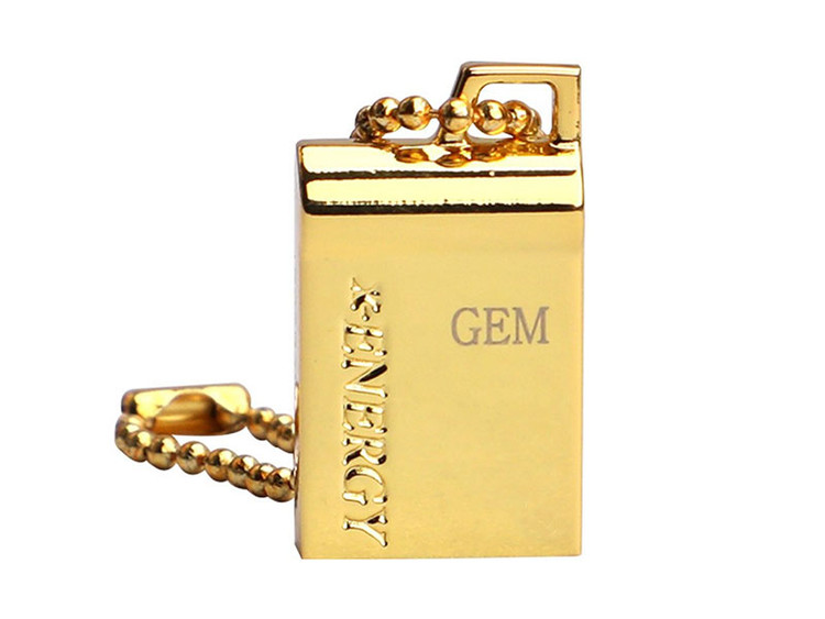 فلش مموری ایکس-انرژی 16GB مدل x-ENERGY GOLDEN GEM، دارای رابط USB 2.0، سرعت استاندارد انتقال اطلاعات 480 مگابیت بر ثانیه کپی