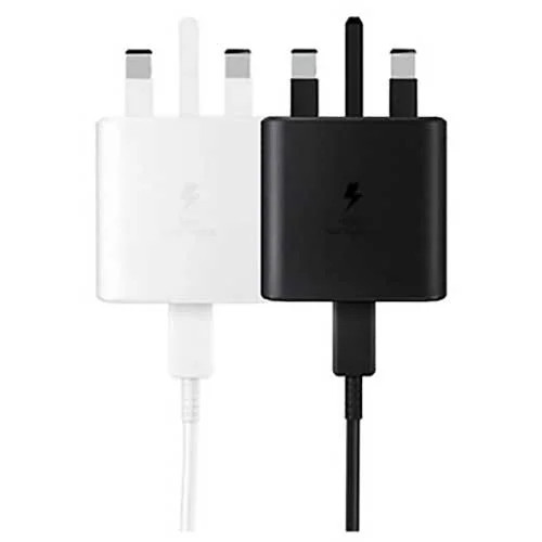 شارژر ۲۵ وات سامسونگ | آداپتور فست شارژ USB-C مناسب گوشی و تبلت