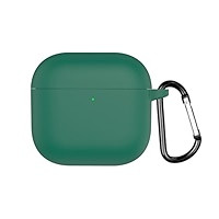 قاب سیلیکونی AirPods 2 رنگ سبز دریاچه با قلاب فلزی