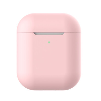 قاب سیلیکونی AirPods 2 رنگ صورتی چرک