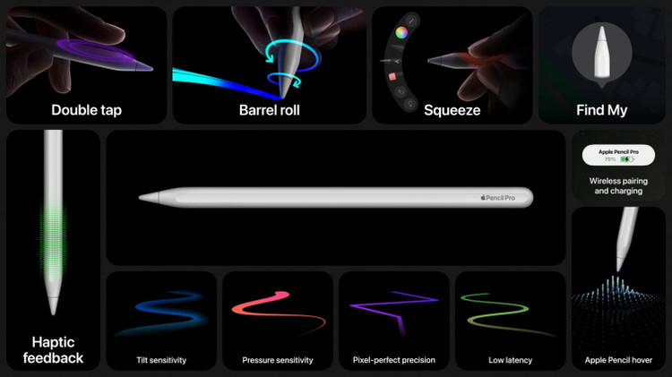 قلم هوشمند Apple Pencil Pro: قلم دیجیتال حرفهای برای طراحی و نوشتار بینظیر