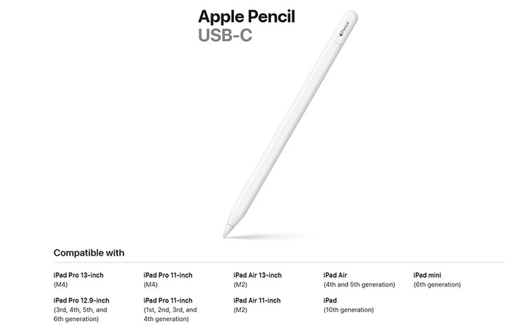 قلم هوشمند Apple Pencil Type C: قلم دیجیتال پیشرفته برای طراحی و یادداشتبرداری حرفهای