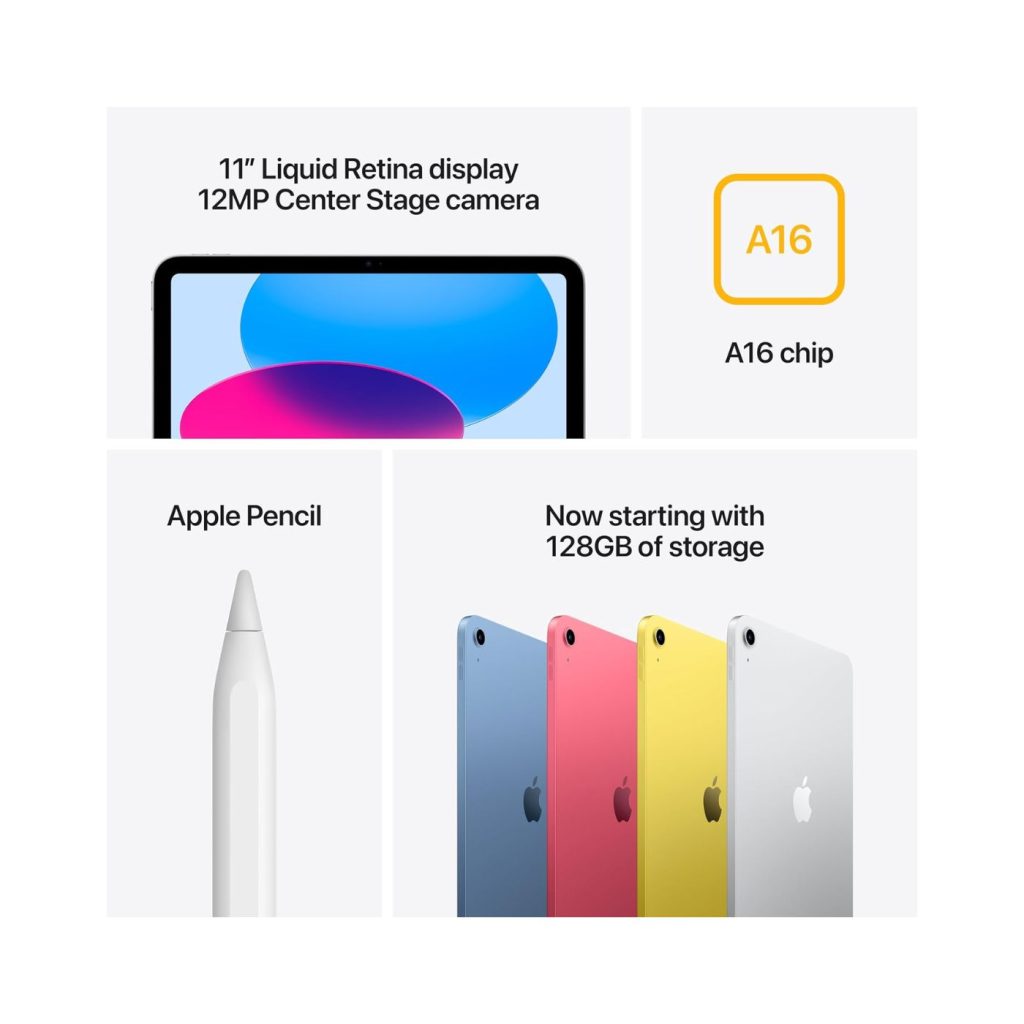 Apple iPad 11th Generation A16 128GB Storage
