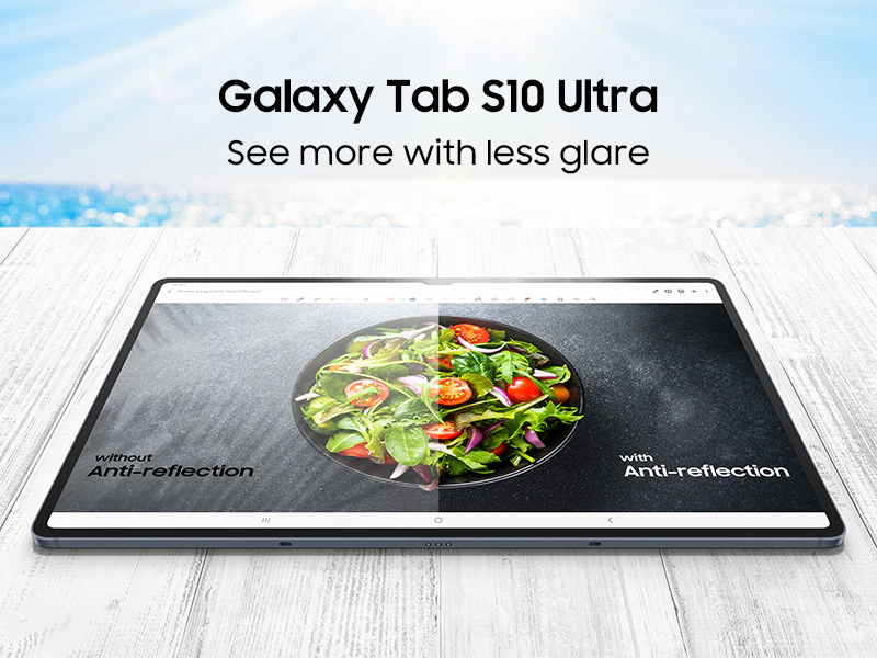 تبلت سامسونگ (سیمکارتخور 5G) Galaxy Tab S10 Ultra با حافظه 256 گیگابایت و رم 12 گیگابایت
