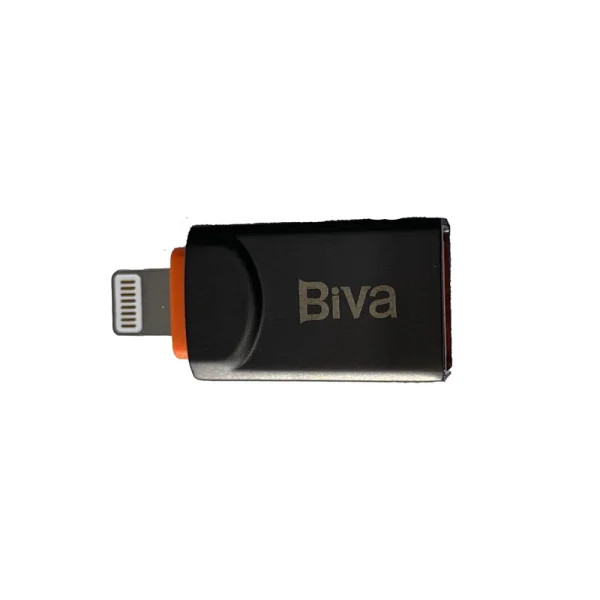 مبدل OTG لایتنینگ Biva OTG-02 | اتصال USB به آیفون و آیپد