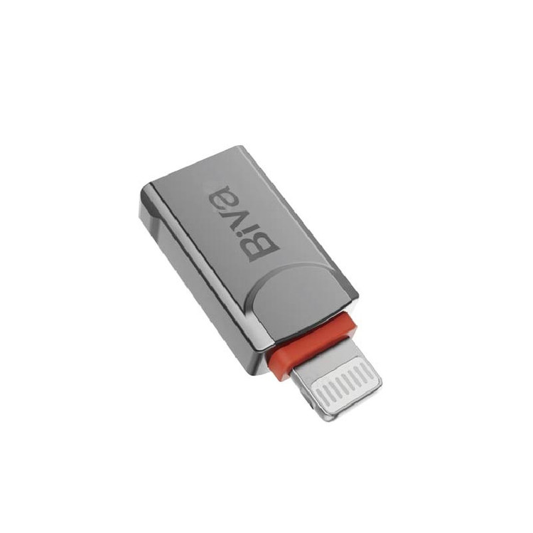 مبدل OTG لایتنینگ Biva OTG-02 | اتصال USB به آیفون و آیپد
