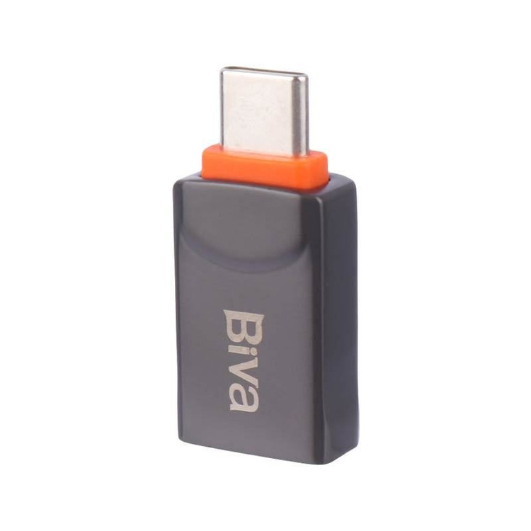 مبدل OTG تایپسی Biva OTG-03 | اتصال USB به گوشیهای اندرویدی و آیفونی 15به بالا
