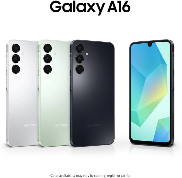 گوشی موبایل سامسونگ مدل Galaxy A16 با حافظه 256 گیگابایت و رم 8 گیگابایت دو سیم کارت