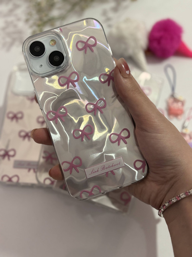 گارد آیفون طرح پاپیونی براق برای آیفون 16 – مدل "Link Butbewuet"