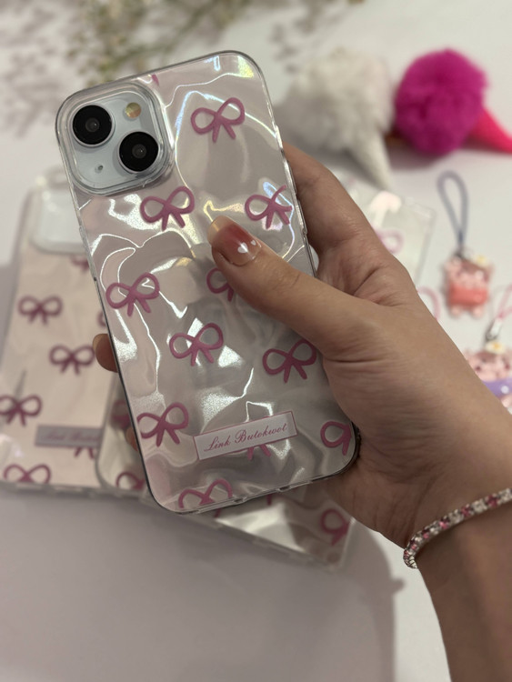 گارد آیفون طرح پاپیونی براق برای آیفون 15 پرو مکس – مدل "Link Butbewuet"