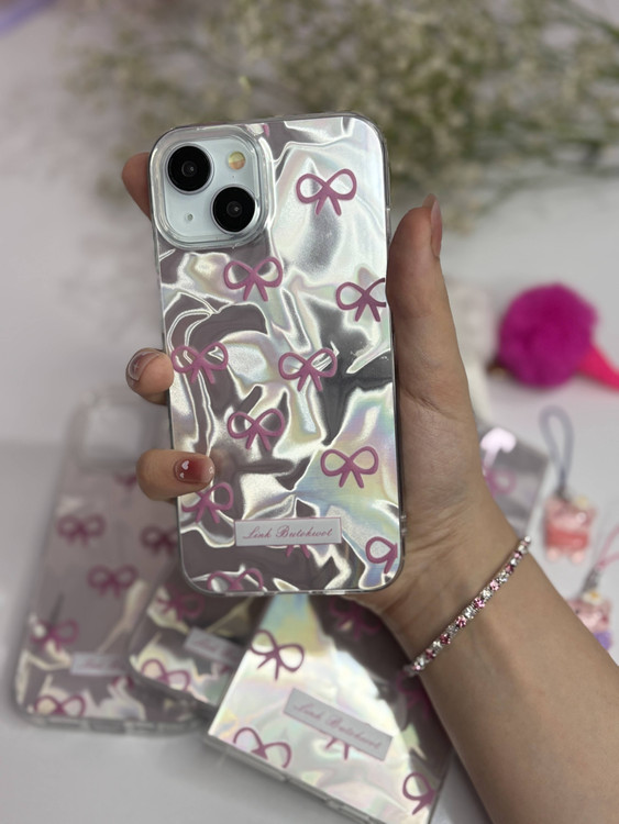 گارد آیفون طرح پاپیونی براق برای آیفون 13 پرو مکس – مدل "Link Butbewuet"