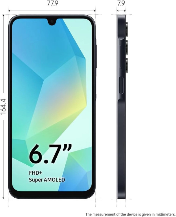 گوشی موبایل سامسونگ مدل Galaxy A16 با حافظه 128 گیگابایت و رم 6 گیگابایت دو سیم کارت