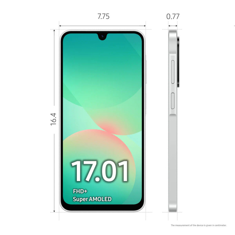گوشی موبایل سامسونگ Galaxy A26 با حافظه 256 گیگابایت و رم 8 گیگابایت دوسیمکارت