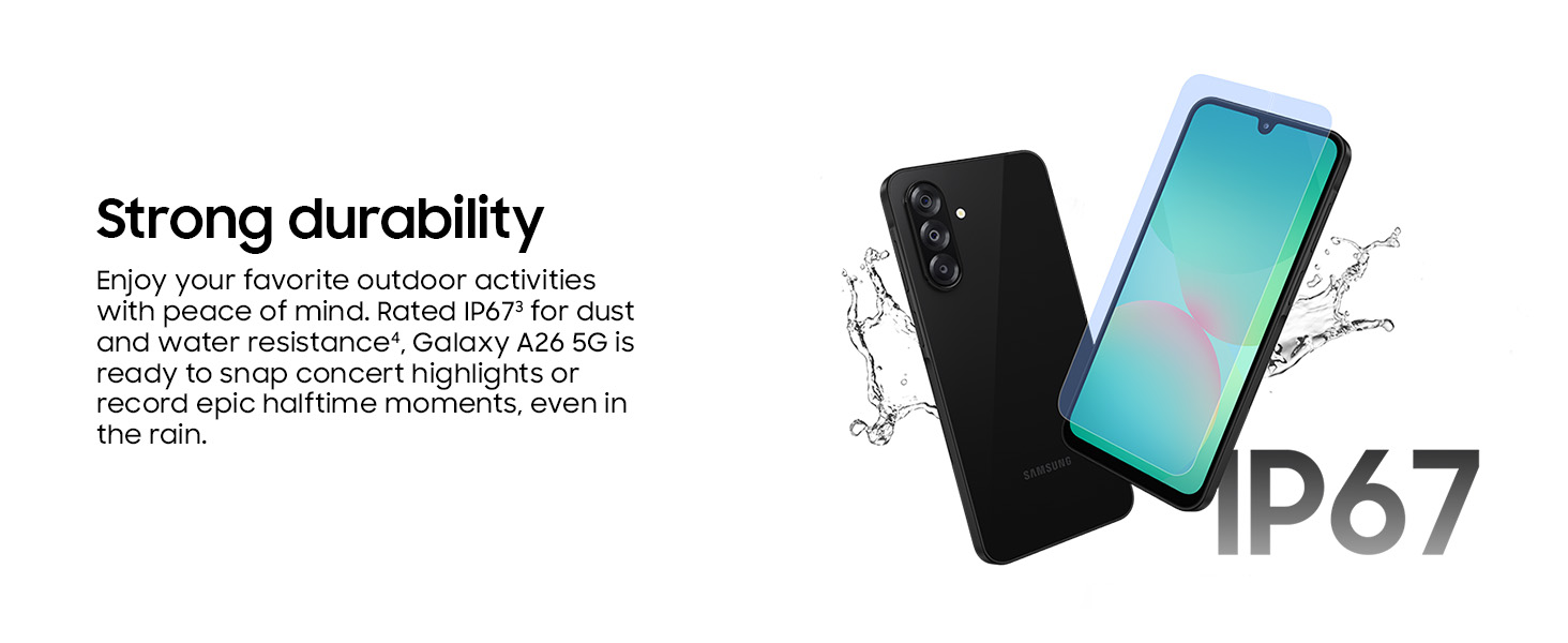 گوشی موبایل سامسونگ Galaxy A26 با حافظه 256 گیگابایت و رم 8 گیگابایت دوسیمکارت