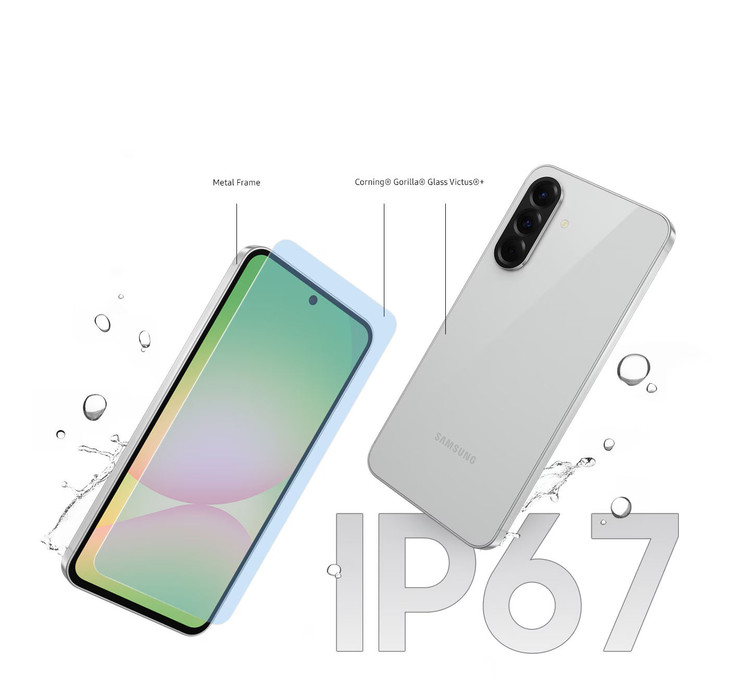 گوشی موبایل سامسونگ مدل Galaxy A56 با حافظه 256 گیگابایت و رم 12 گیگابایت دو سیم کارت