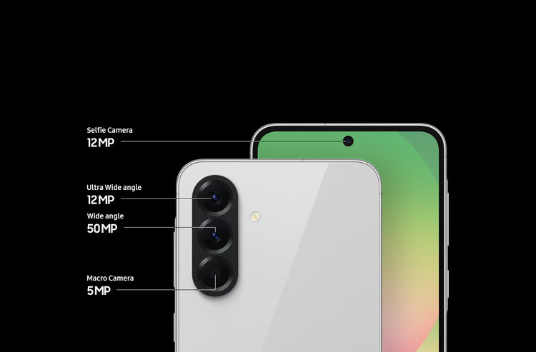 گوشی موبایل سامسونگ مدل Galaxy A56 با حافظه 128 گیگابایت و رم 8 گیگابایت دو سیم کارت