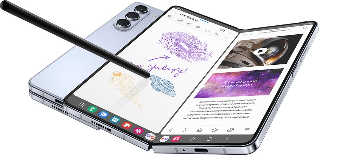 گوشی موبایل سامسونگ Galaxy Z Fold 5 با حافظه 512 گیگابایت و رم 12 گیگابایت دوسیمکارت - با گارانتی