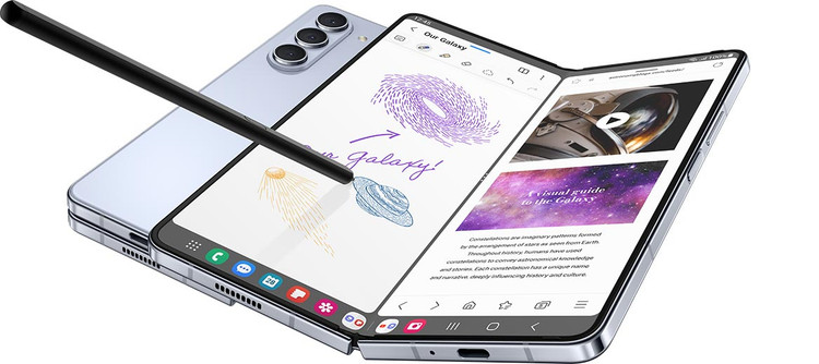 گوشی موبایل سامسونگ Galaxy Z Fold 5 با حافظه 512 گیگابایت و رم 12 گیگابایت دوسیمکارت - با گارانتی