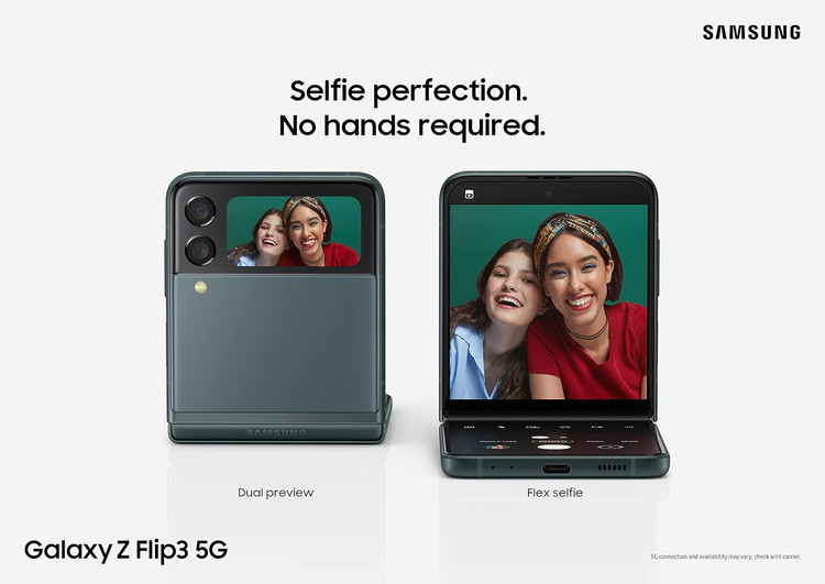 گوشی موبایل سامسونگ Galaxy Z Flip 3 5G با حافظه 256 گیگابایت و رم 8 گیگابایت - با گارانتی
