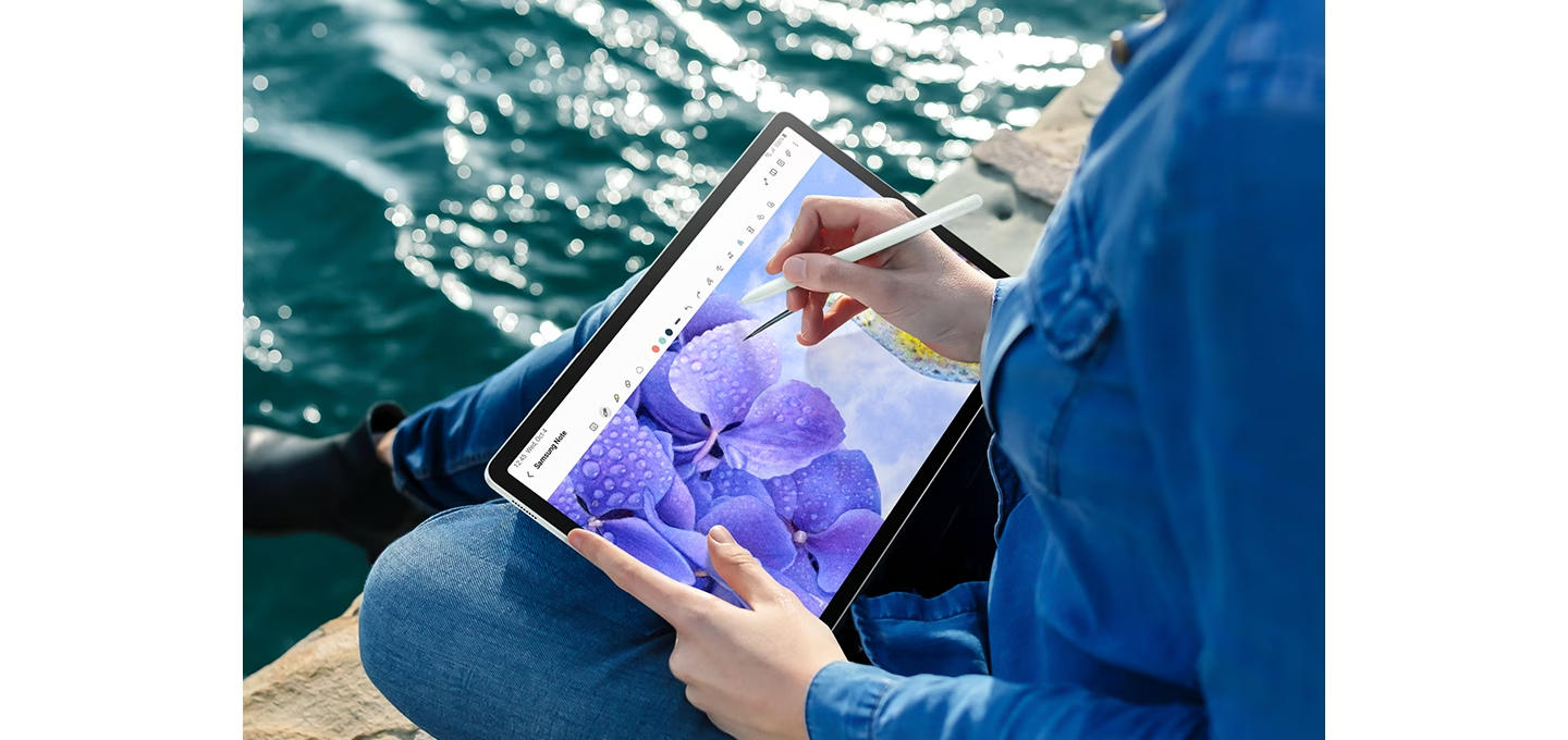 تبلت سامسونگ Galaxy Tab S9 FE (سیمکارتخور 5G) با حافظه 128 گیگابایت و رم 6 گیگابایت - با گارانتی
