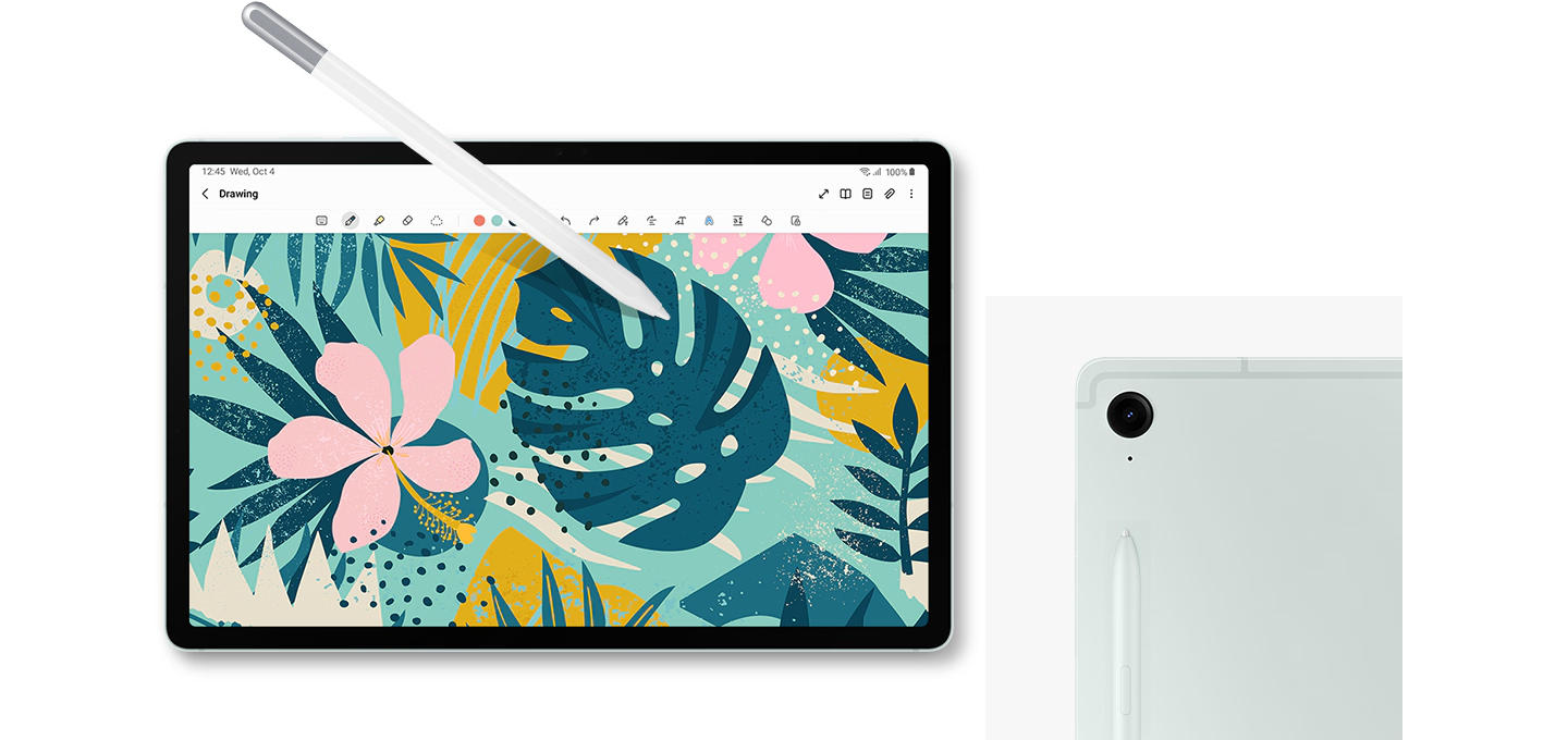 تبلت سامسونگ Galaxy Tab S9 FE (سیمکارتخور 5G) با حافظه 128 گیگابایت و رم 6 گیگابایت - با گارانتی