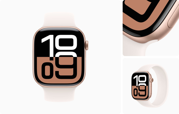 ساعت هوشمند اپل Apple Watch Series 10 (42mm) با فریم آلومینیومی و بند سیلیکونی - با گارانتی