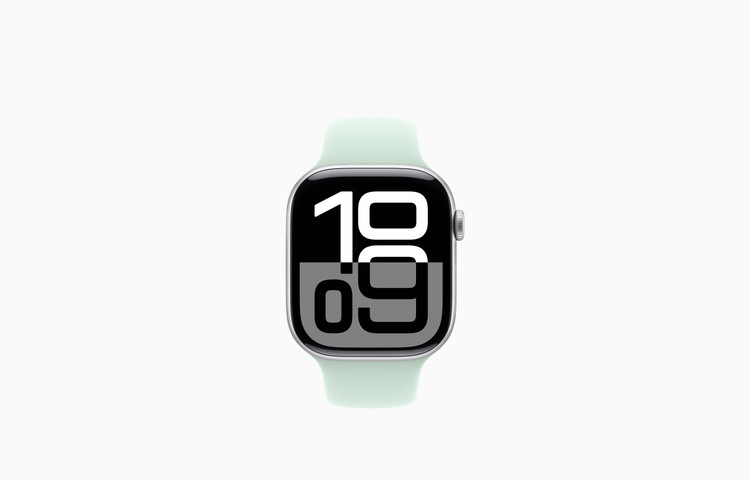 ساعت هوشمند اپل Apple Watch Series 10 (42mm) با فریم آلومینیومی و بند سیلیکونی - با گارانتی