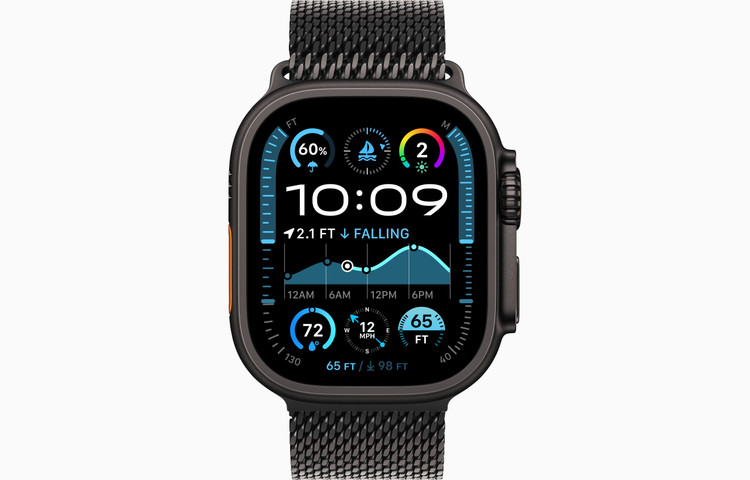 ساعت هوشمند اپل Apple Watch Ultra 2 (49mm) با بند فلزی میلانس تیتانیوم - با گارانتی