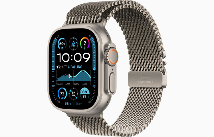ساعت هوشمند اپل Apple Watch Ultra 2 (49mm) با بند فلزی میلانس تیتانیوم - با گارانتی