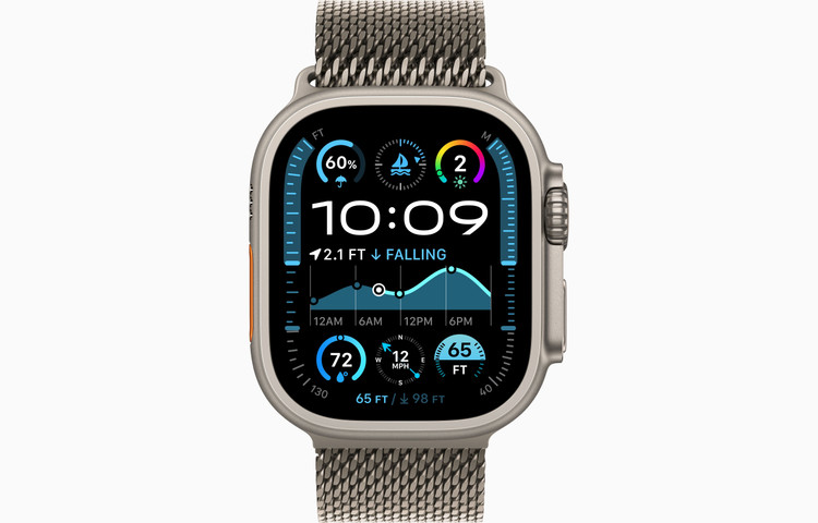 ساعت هوشمند اپل Apple Watch Ultra 2 (49mm) با بند فلزی میلانس تیتانیوم - با گارانتی