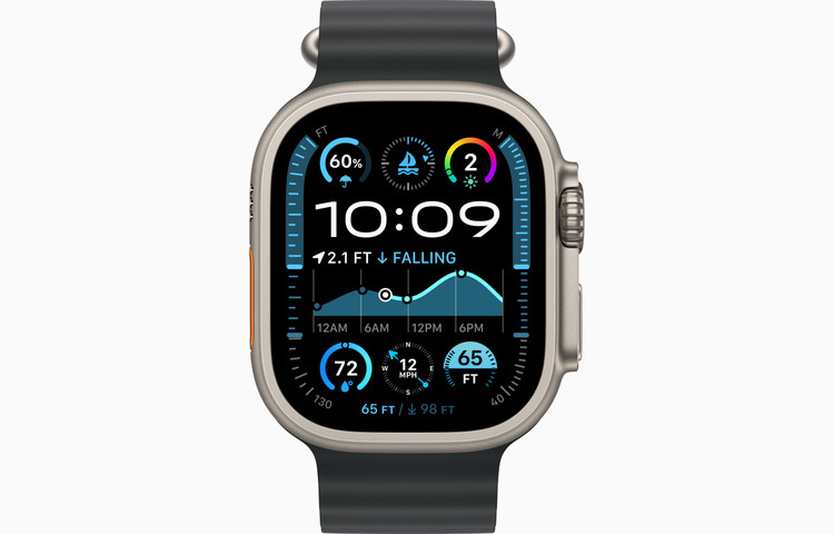 ساعت هوشمند اپل Apple Watch Ultra 2 (49mm) با بند اوشن (Ocean Band) - با گارانتی