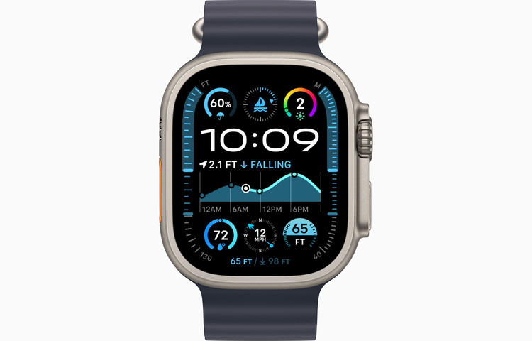 ساعت هوشمند اپل Apple Watch Ultra 2 (49mm) با بند اوشن (Ocean Band) - با گارانتی