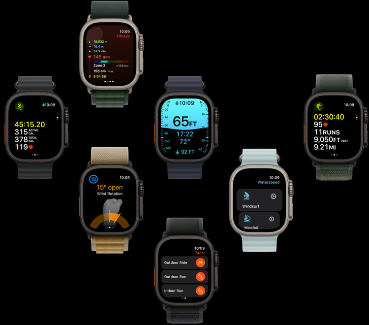 ساعت هوشمند اپل Apple Watch Ultra 2 (49mm) با بند اوشن (Ocean Band) - با گارانتی