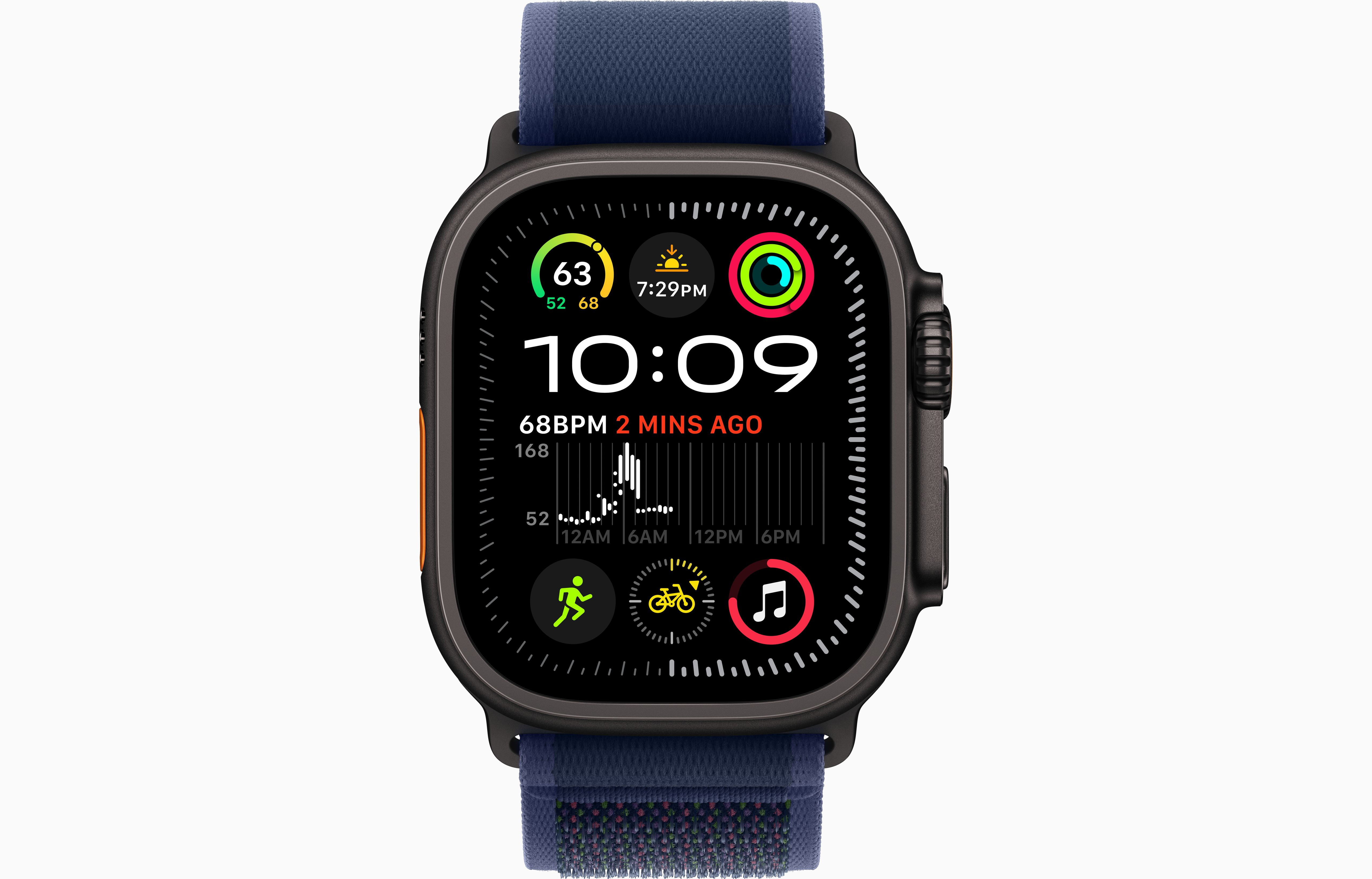 ساعت هوشمند اپل مدل Apple Watch Ultra 2 (49mm) با بند تریل لوپ (Trail Loop) - با گارانتی