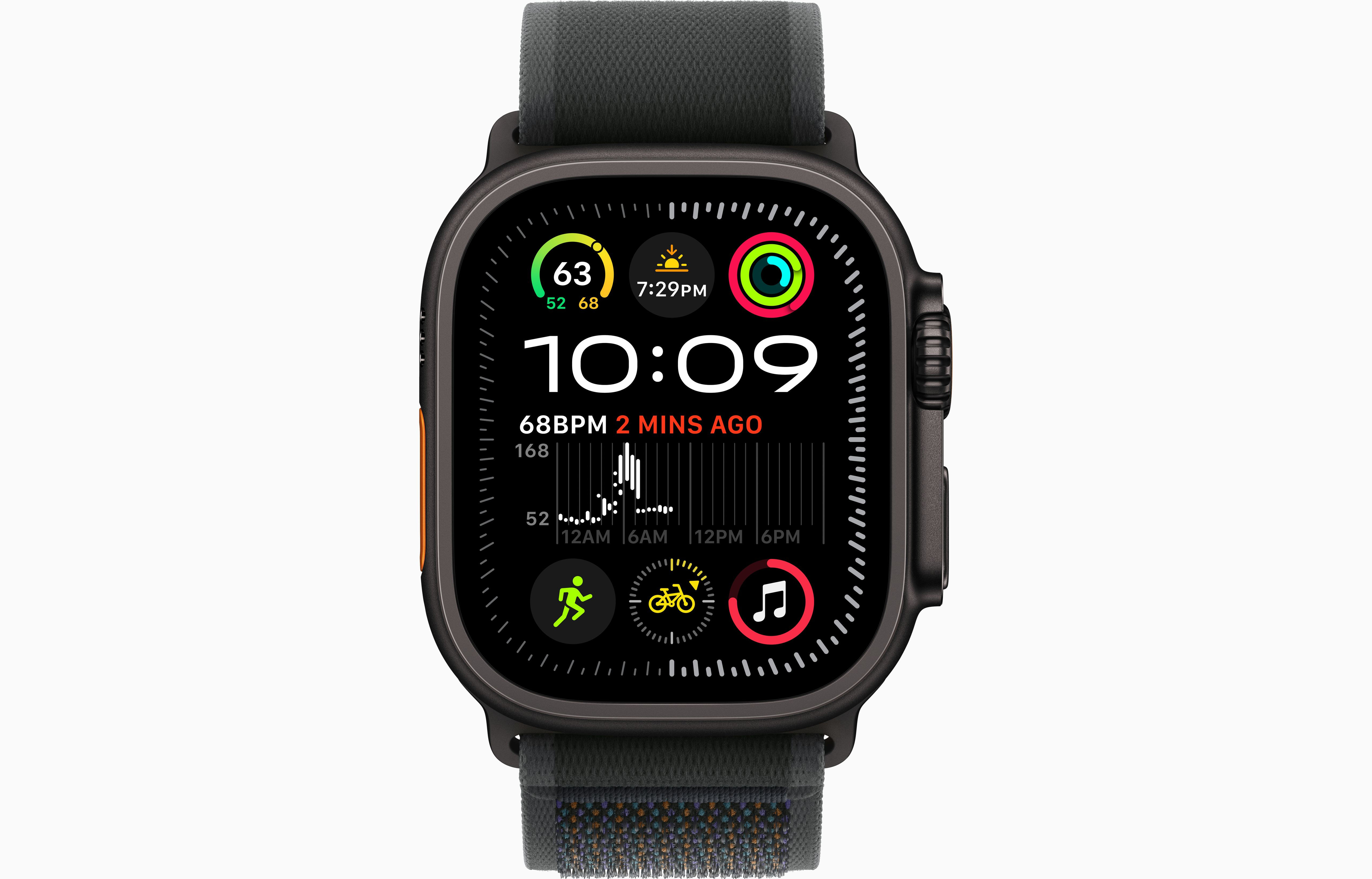 ساعت هوشمند اپل مدل Apple Watch Ultra 2 (49mm) با بند تریل لوپ (Trail Loop) - با گارانتی