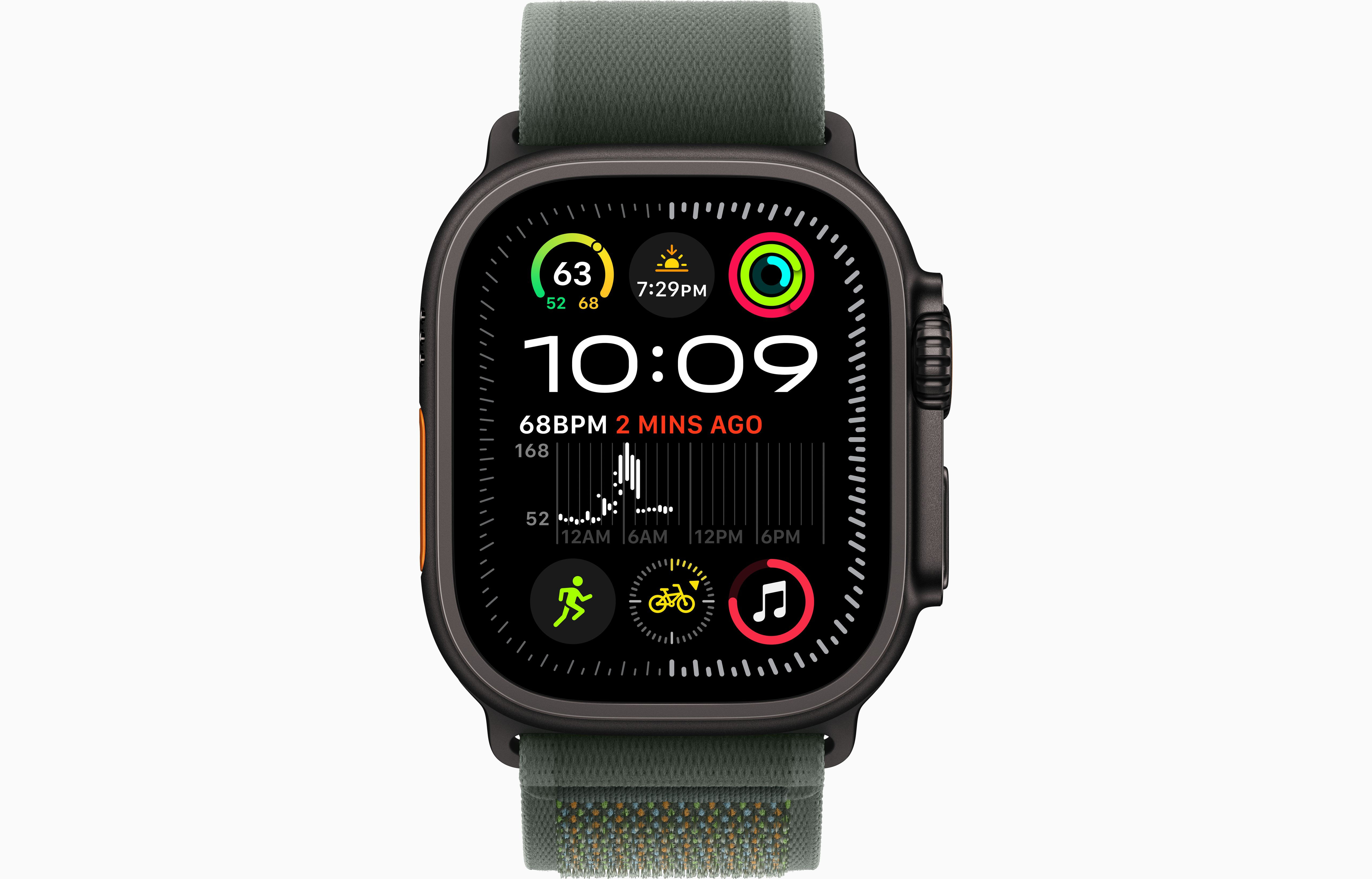 ساعت هوشمند اپل مدل Apple Watch Ultra 2 (49mm) با بند تریل لوپ (Trail Loop) - با گارانتی