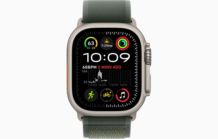 ساعت هوشمند اپل مدل Apple Watch Ultra 2 (49mm) با بند تریل لوپ (Trail Loop) - با گارانتی
