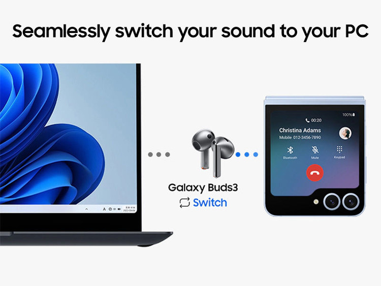 هدفون بلوتوثی سامسونگ Galaxy Buds 3 - با گارانتی