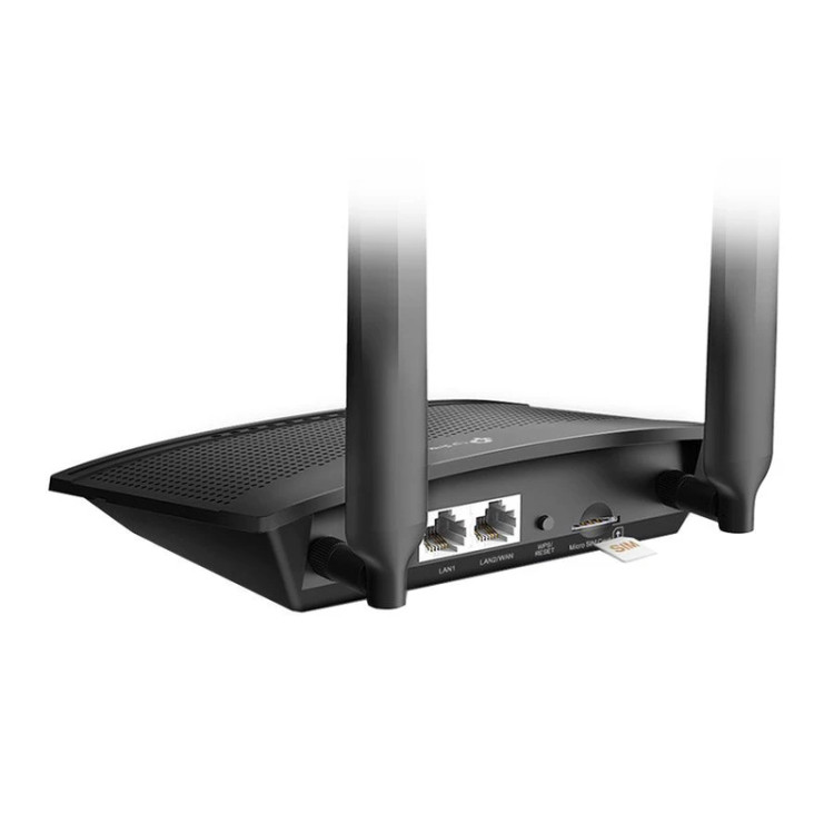 مودم 3G/4G تیپیلینک مدل TL-MR100 با وایفای 300Mbps، آنتن خارجی و پورت WAN | مناسب خانه و دفتر