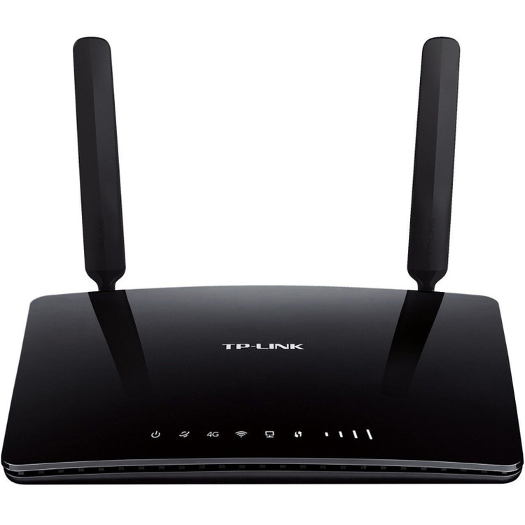 مودم روتر 4G LTE بیسیم N300 تیپیلینک مدل TL-MR6400 با آنتن خارجی و 4 پورت شبکه | مناسب خانه و دفتر
