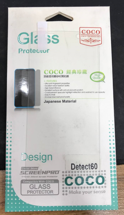 گلس شیشهای COCO مدل DTEK60 مناسب گوشی بلکبری – ضدخش