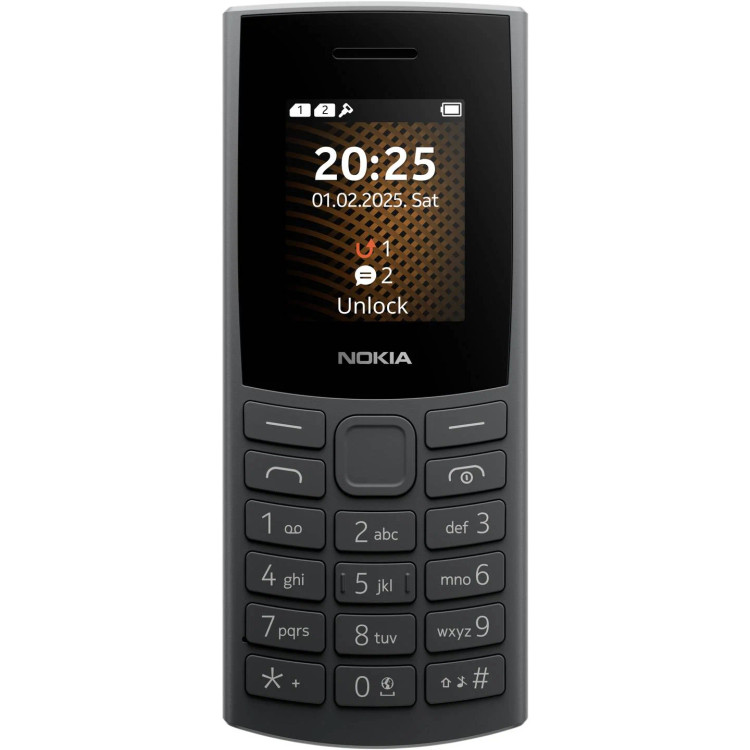 گوشی موبایل ساده نوکیا مدل Nokia 105(2023) | باتری بادوام، طراحی مقاوم، مناسب مکالمه روزمره|باگارانتی